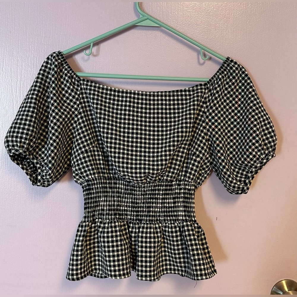 Topfeeling Ladies Peplum Blouse Size S